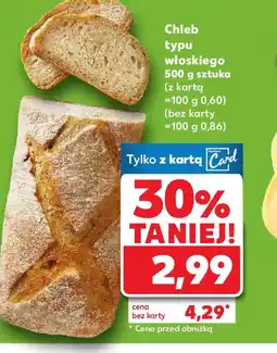 Kaufland Chleb typu włoskiego oferta