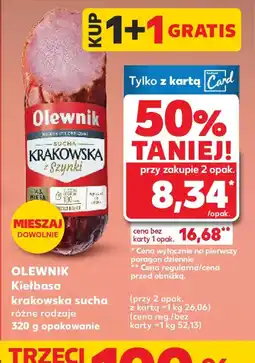 Kaufland Olewnik Kiełbasa krakowska sucha oferta