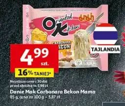 Auchan Zupa carbonara bacon Mama oferta
