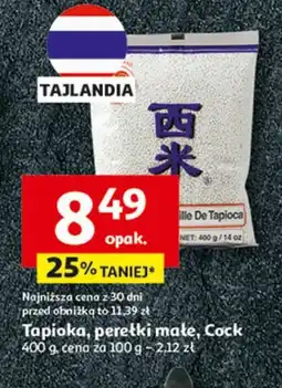 Auchan Tapioka perełki małe Cock Brand oferta