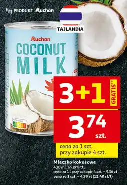 Auchan Mleczko kokosowe Auchan oferta