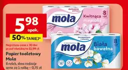 Auchan Papier toaletowy kwitnąca magnolia Mola White oferta