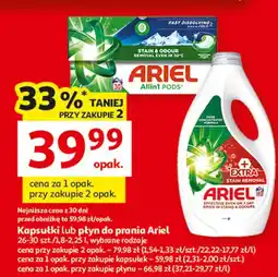 Auchan Żel do prania extra stain removal Ariel oferta
