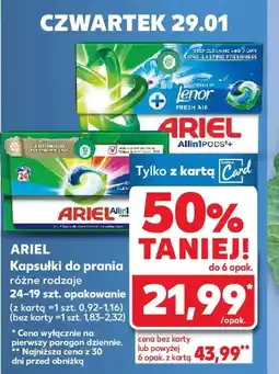 Kaufland Ariel Kapsułki do prania oferta