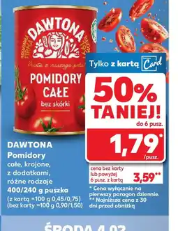 Kaufland Dawtona Pomidory całe oferta