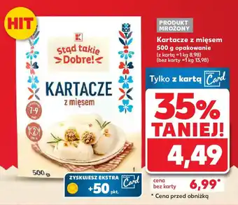 Kaufland Kartacze z mięsem oferta