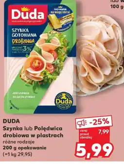 Kaufland Duda Szynka drobiowa oferta