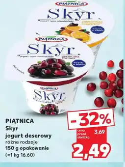 Kaufland Piątnica Skyr jogurt deserowy oferta