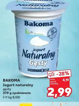 Kaufland Bakoma Jogurt naturalny oferta