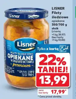 Kaufland Lisner Filety śledziowe opiekane oferta
