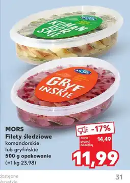 Kaufland MORS Filety śledziowe oferta