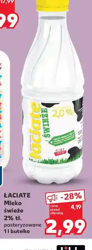 Kaufland Laciate Mleko świeże oferta