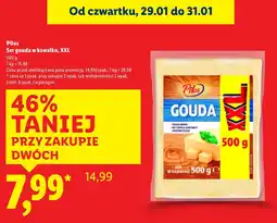 Lidl Ser Pilos Ser gouda w kawałku, XXL oferta