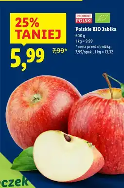 Lidl Jabłka Polskie BIO Jabłka oferta