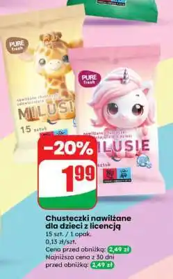 Dino Chusteczki nawilżane dla dzieci z licencją oferta