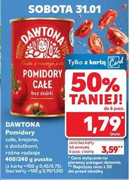 Kaufland DAWTONA Pomidory całe, krojone, z dodatkami, różne rodzaje oferta