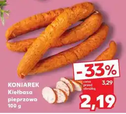 Kaufland KONIAREK Kiełbasa pieprzowa 100 g oferta
