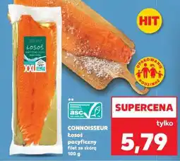 Kaufland CONNOISSEUR Łosoś pacyficzny filet ze skórą 100 g oferta