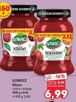 Kaufland ŁOWICZ Dżem różne rodzaje oferta