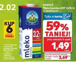 Kaufland Mleko łowickie UHT 3,2% tł oferta