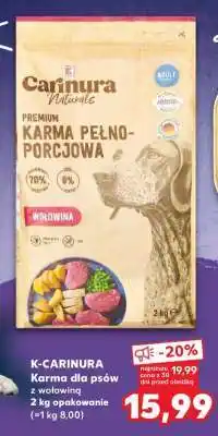 Kaufland K-CARINURA Karma dla psów z wołowiną oferta
