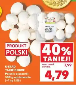 Kaufland K-STĄD TAKIE DOBRE Polskie pieczarki oferta