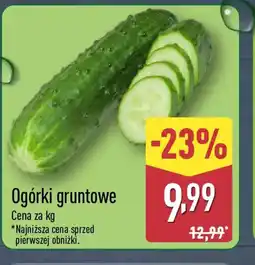 ALDI Ogórki gruntowe oferta