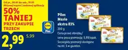 Lidl Pilos Masło ekstra 83% oferta