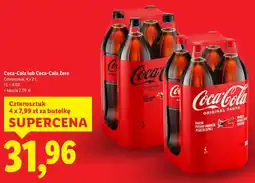 Lidl Coca-Cola / Coca-Cola Zero (4 x 2L) oferta