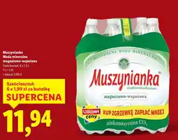 Lidl Muszynianka Woda mineralna magnezowo-wapniowa oferta
