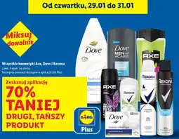Lidl Kosmetyki Axe, Dove i Rexona oferta