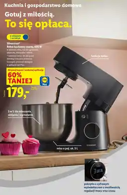 Lidl Silvercrest Robot kuchenny czarny, 600 W oferta