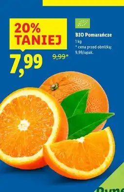 Lidl BIO Pomarańcze oferta