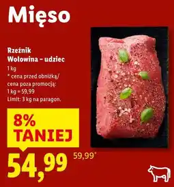 Lidl Rzeźnik Wołowina – udziec oferta