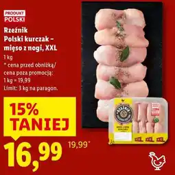 Lidl Rzeźnik Polski kurczak – mięso z nogi, XXL oferta
