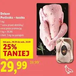 Lidl Deluxe Perliczka – tuszka oferta
