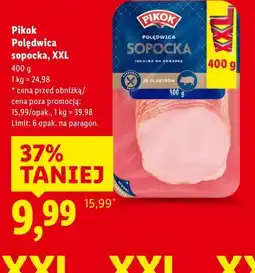 Lidl Pikok Polędwica sopocka, XXL oferta
