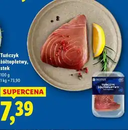Lidl Tuńczyk żółtopłetwy, stek oferta