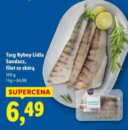 Lidl Targ Rybny Lidla Sandacz, filet ze skórą oferta