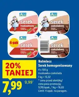 Lidl Rolmlecz Serek homogenizowany oferta