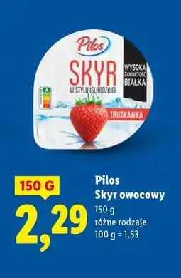 Lidl Pilos Skyr owocowy oferta