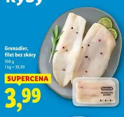 Lidl Grenadier, filet bez skóry oferta