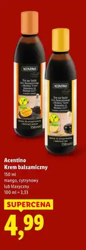 Lidl Acentino Krem balsamiczny oferta