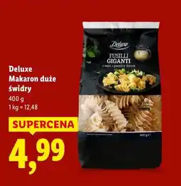 Lidl Deluxe Makaron duże świdry oferta