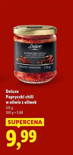 Lidl Deluxe Papryczki chili w oliwie z oliwek oferta