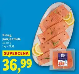 Lidl Pstrąg, porcje z fileta oferta