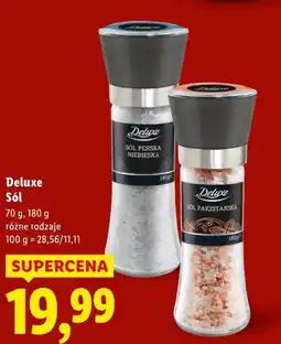 Lidl Deluxe Sól (różne rodzaje: Sól Perska Niebieska, Sól Pakistańska) oferta