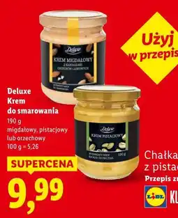 Lidl Deluxe Krem do smarowania (migdałowy, pistacjowy lub orzechowy) oferta