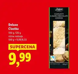 Lidl Deluxe Ciastka (Hazelnut & Dark Chocolate Cookies) oferta