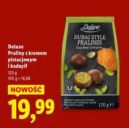 Lidl Deluxe Praliny z kremem pistacjowym i kadayıf oferta